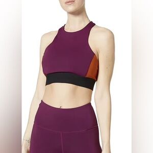 Vimmia High Neck Colorblock Sports Bra